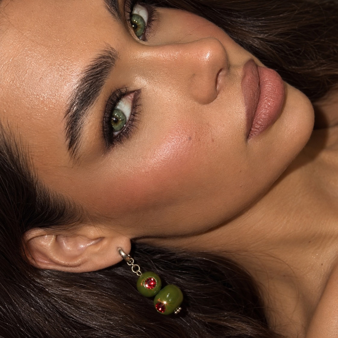 MARTINI KISS SWAROVSKI EARRINGS