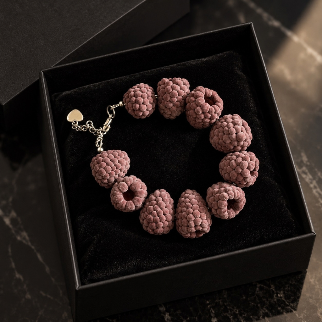 BROWN RASPBERRY BRACELET